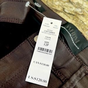 NWT 12P White House Black Market painted Skinny Jeans